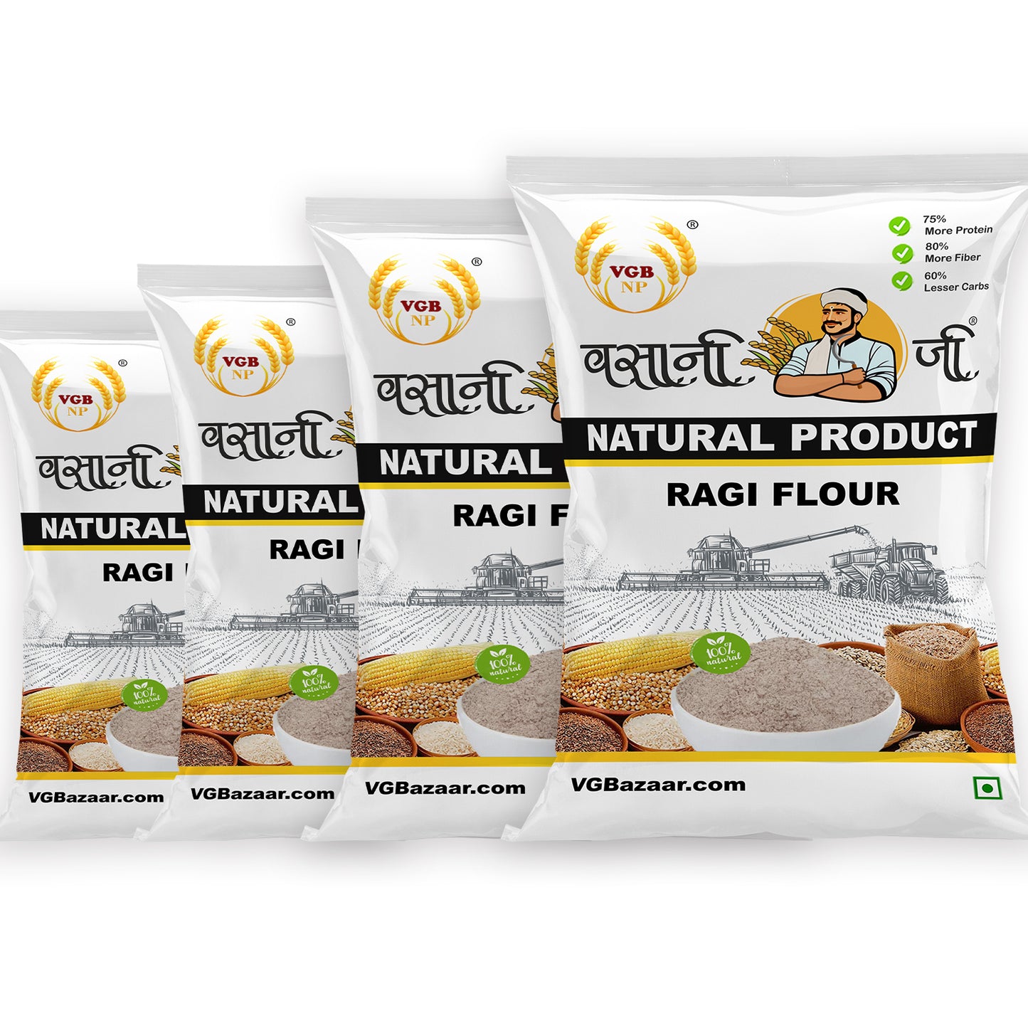 Vasani-G Finger Millet Flour (Ragi Flour)