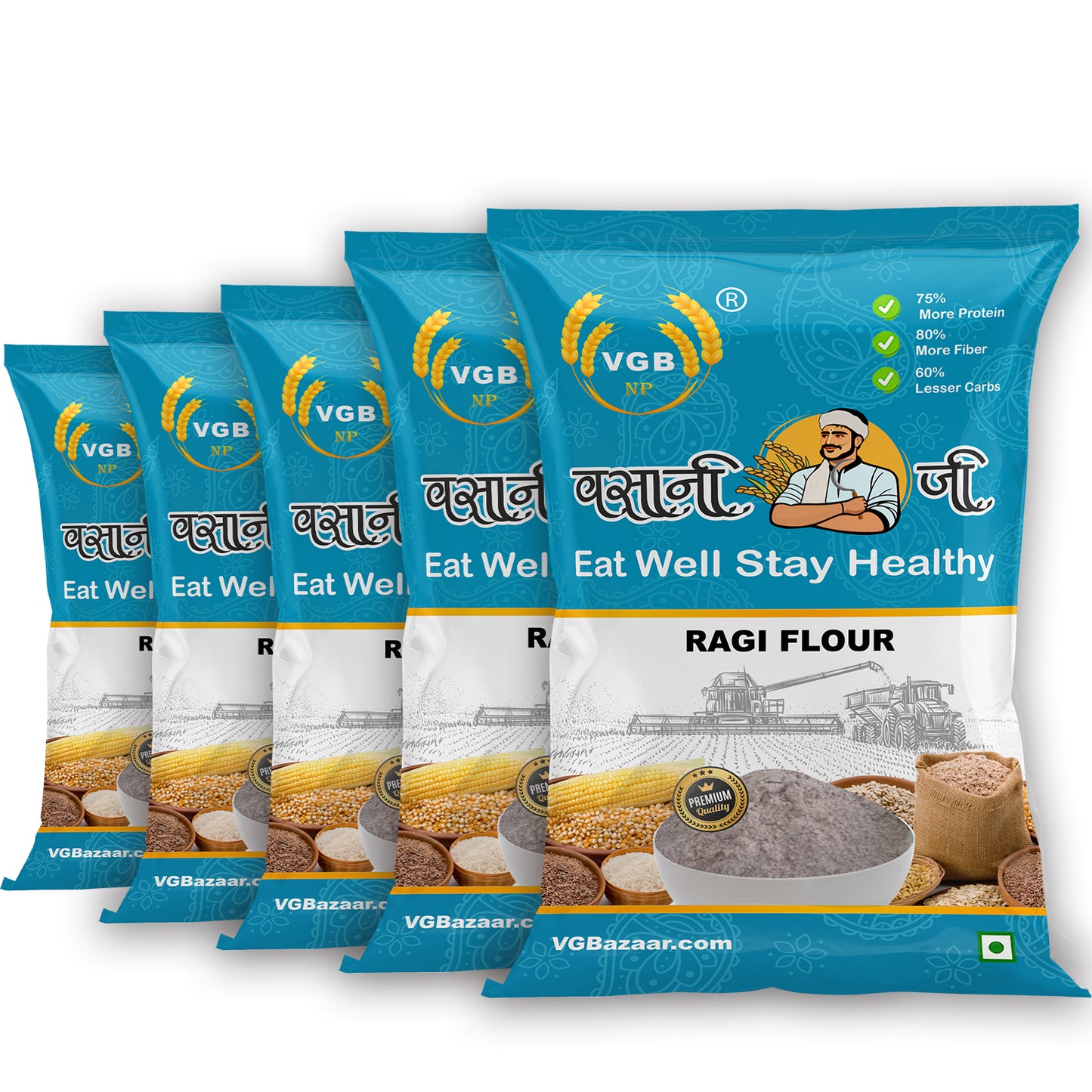 Vasani-G Finger Millet Flour (Ragi Flour)