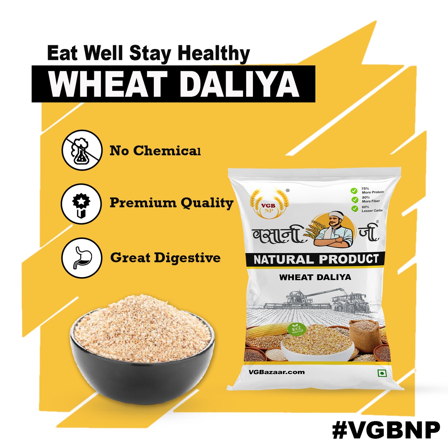 Vasani-G Wheat Dalia